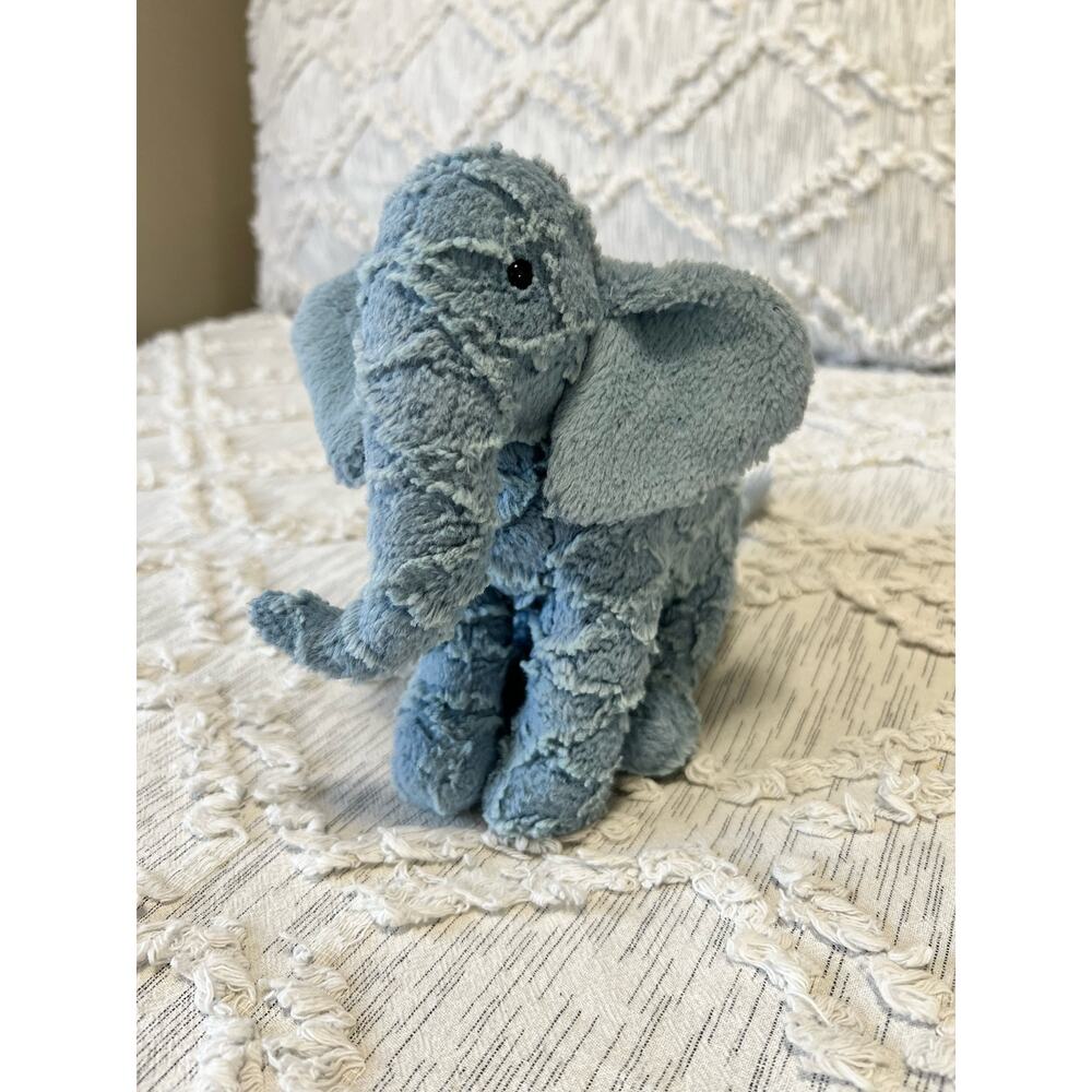 Jellycat Little Eddy Elephant Blue Plush Stuffed Animal Retired